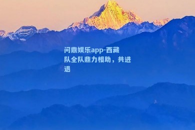 问鼎娱乐app-西藏队全队鼎力相助，共进退